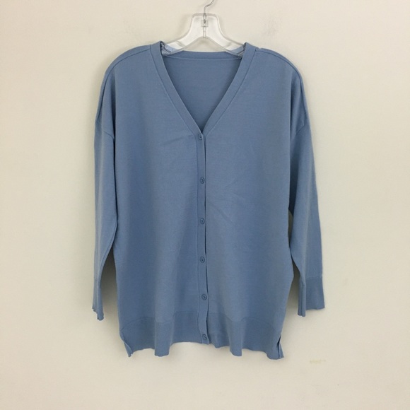 Blue Cardigan Korean Branded Size M/L - Picture 1 of 12